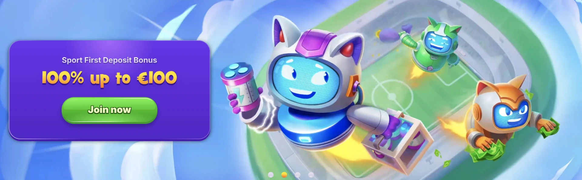 robocat first sport deposit